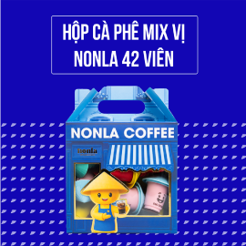 Cafe Vị Mix Vị - Hộp Nonla 42 Viên