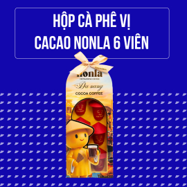 Cafe Vị Cacao- Hộp Nonla 6 Viên