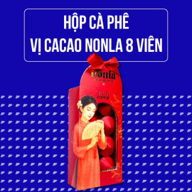Cafe Vị Cacao - Hộp Nonla 8 Viên