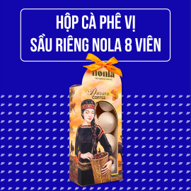  Cafe Vị Sầu Riêng - Hộp Nonla 8 Viên