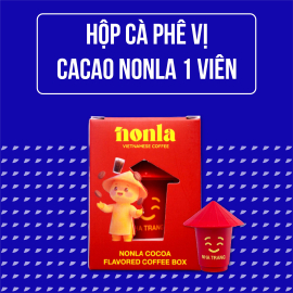  Cafe Vị Cacao - Hộp Nonla 1 Viên