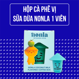 Cafe Vị Sữa Dừa - Hộp Nonla 1 Viên