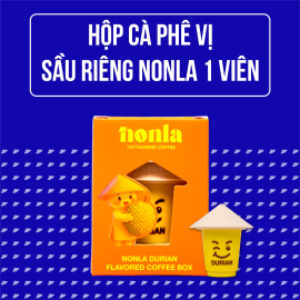 Cafe Vị Sầu Riêng - Hộp Nonla 1 Viên