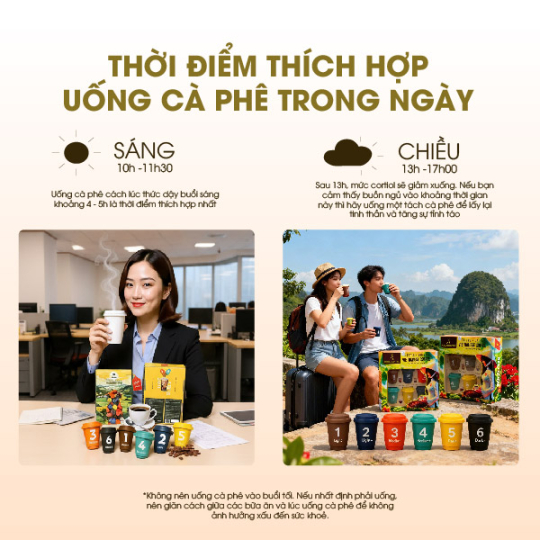 2 Hộp 12 Viên Cafe Hòa Tan Sấy Thăng Hoa Nguyên Chất AODAI COFFEE Từ Hạt Cafe Robusta 6 Cấp Độ vị