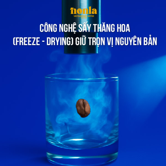 Hộp Cafe  Mix Vị Sấy Thăng Hoa NONLA 18 Viên