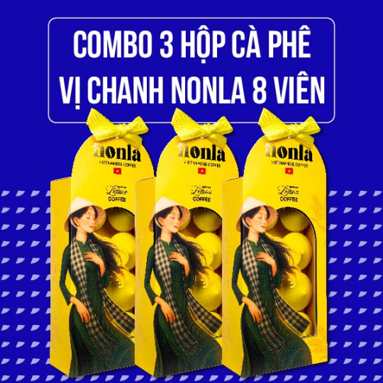 Cafe Vị Chanh - Hộp Nonla 8 Viên