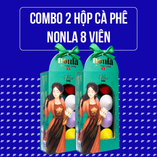  Cafe Mix Vị - Hộp Nonla 8 Viên