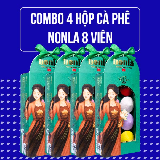  Cafe Mix Vị - Hộp Nonla 8 Viên
