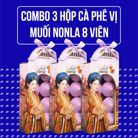  Cafe Vị Muối - Hộp Nonla 8 Viên