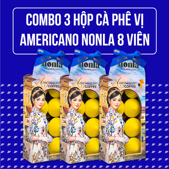 Cafe Americano- Hộp Nonla 8 Viên
