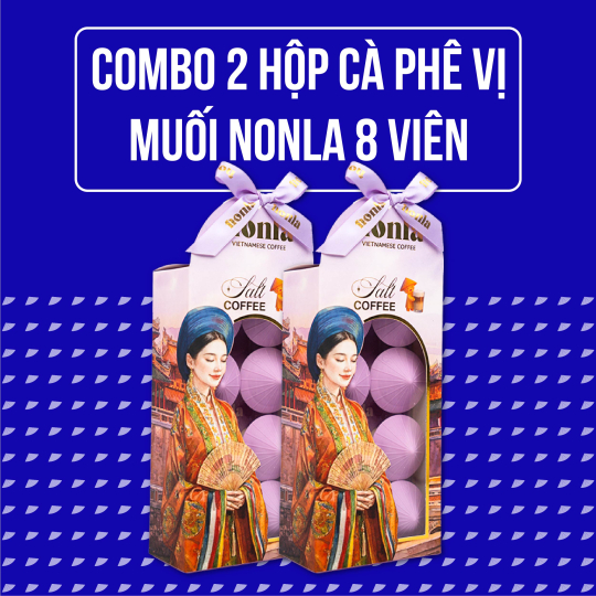  Cafe Vị Muối - Hộp Nonla 8 Viên