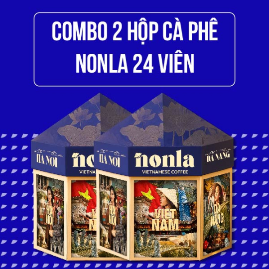  Cafe Mix Vị - Hộp Nonla 24 Viên