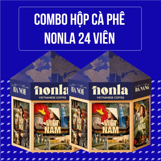  Cafe Mix Vị - Hộp Nonla 24 Viên